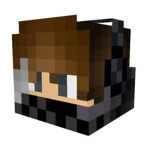 LokLokLok0902 Minecraft avatar head, 3D render