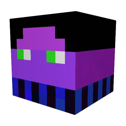 Loki5713 Minecraft avatar head, 3D render