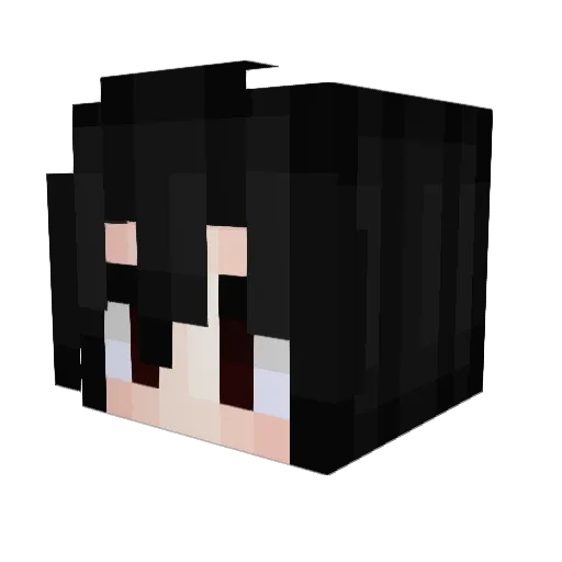 LokiBAT Minecraft avatar head, 3D render