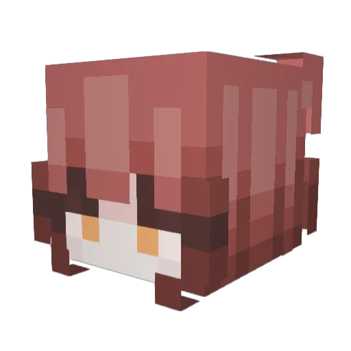 LokiJokin Minecraft avatar head, 3D render