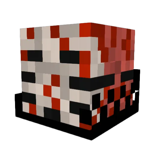 LokiV2 Minecraft avatar head, 3D render