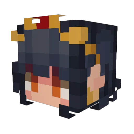 LokiZombie27 Minecraft avatar head, 3D render
