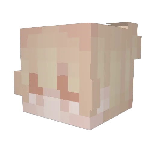 Loki_Craft Minecraft avatar head, 3D render
