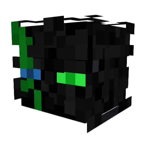 Loki_Unchained Minecraft avatar head, 3D render