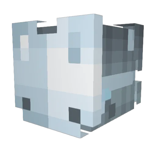 Loki__frog Minecraft avatar head, 3D render