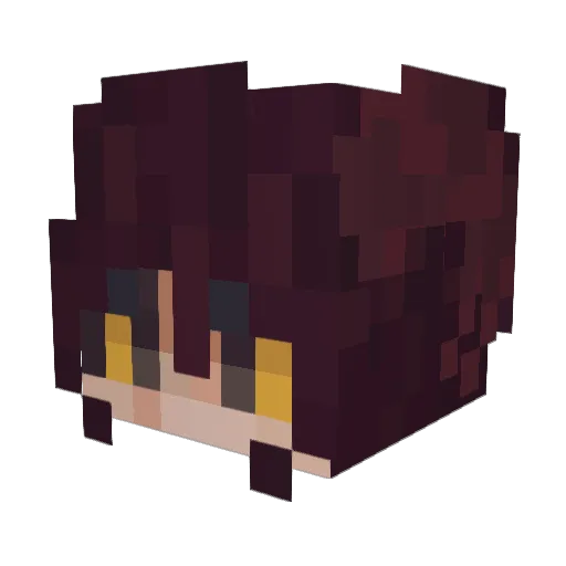 Loki__xx Minecraft avatar head, 3D render