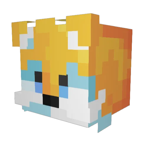 Loki_draven Minecraft avatar head, 3D render