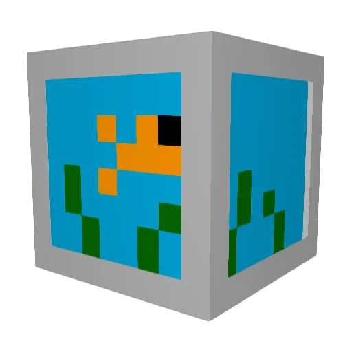 Lokiii_1 Minecraft avatar head, 3D render