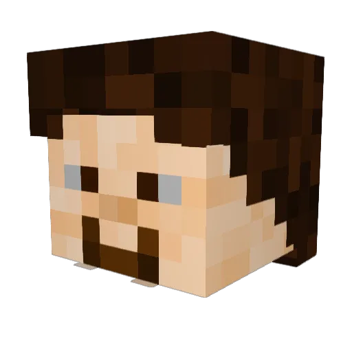 Lokilicious97 Minecraft avatar head, 3D render