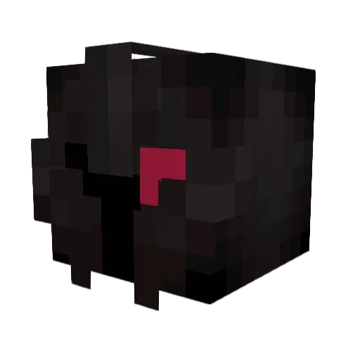 Lokinell123 Minecraft avatar head, 3D render
