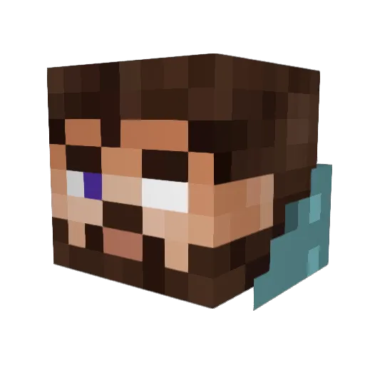Lokir1 Minecraft avatar head, 3D render