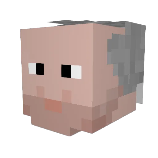Lokus_krokus Minecraft avatar head, 3D render