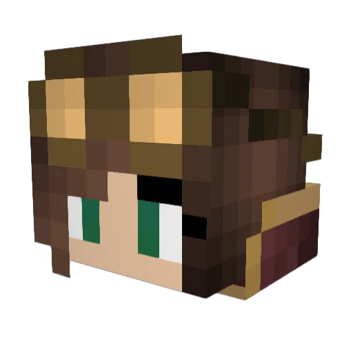 Lol9096 Minecraft avatar head, 3D render