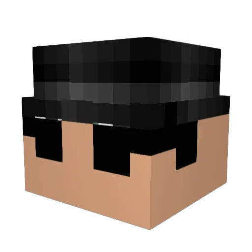 LolMatthew Minecraft avatar head, 3D render