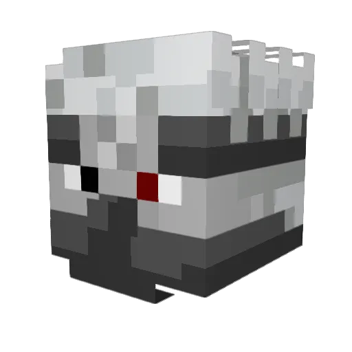 LolProducts Minecraft avatar head, 3D render