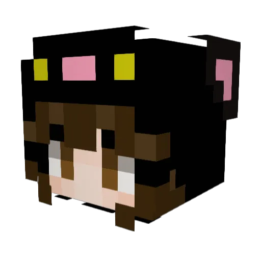 Lol_dariii Minecraft avatar head, 3D render