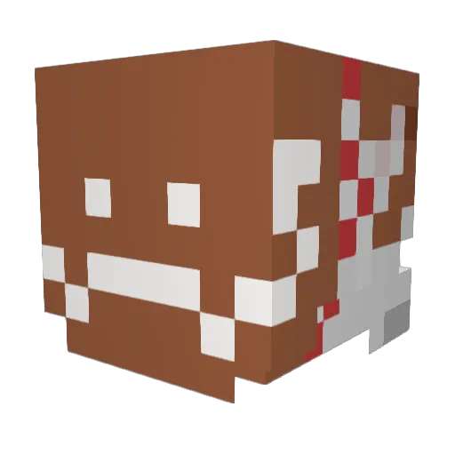 Lolbit_Awesome Minecraft avatar head, 3D render