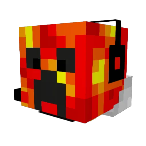 Lolgamer02 Minecraft avatar head, 3D render