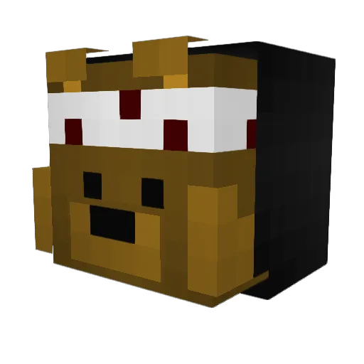 LoliSagt Minecraft avatar head, 3D render