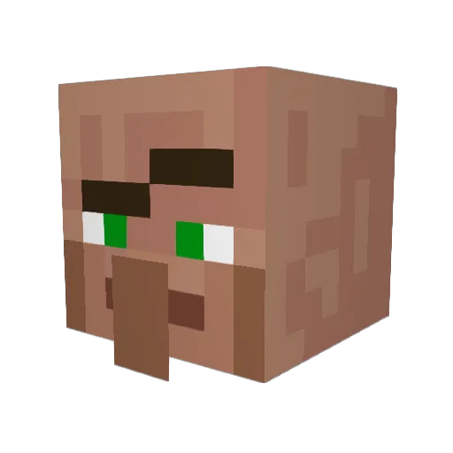 LolkoowithHD Minecraft avatar head, 3D render