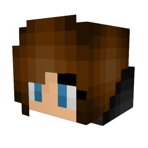 Loll_zer Minecraft avatar head, 3D render