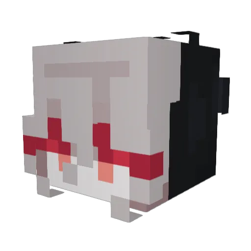 LolliPop6485 Minecraft avatar head, 3D render
