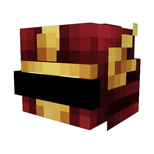 Lolli_13 Minecraft avatar head, 3D render