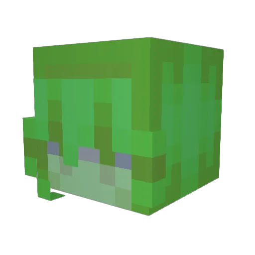 LolliePollie23 Minecraft avatar head, 3D render