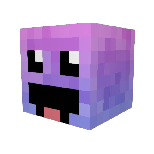 Lollipop1408 Minecraft avatar head, 3D render