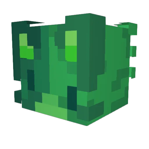 LolloAu Minecraft avatar head, 3D render