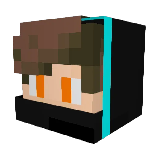 Lolman2006 Minecraft avatar head, 3D render