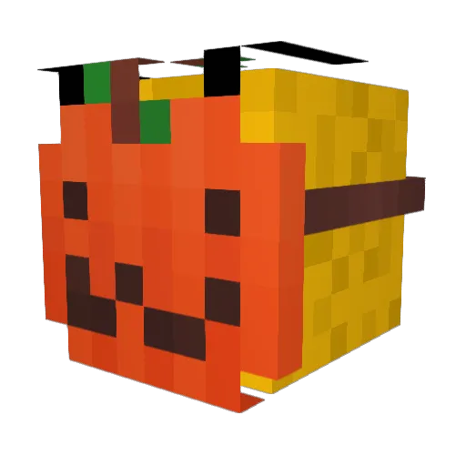 Lolmanane Minecraft avatar head, 3D render