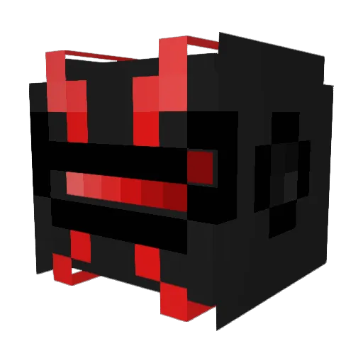Lolner Minecraft avatar head, 3D render