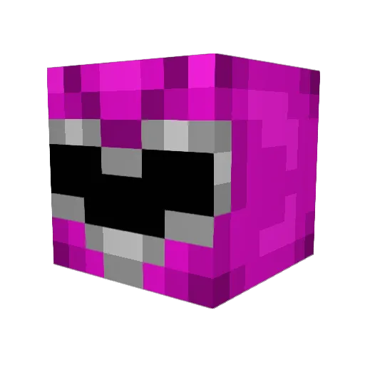 Lolochecka Minecraft avatar head, 3D render