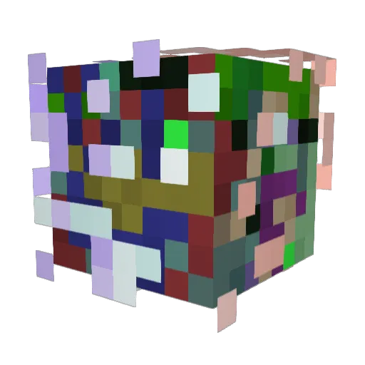 Lolocrafter246 Minecraft avatar head, 3D render