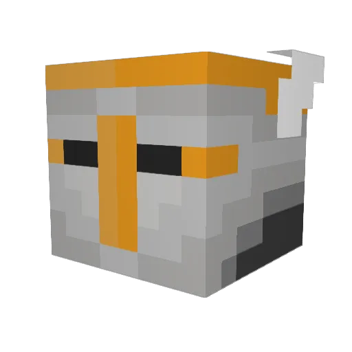 Lolodoy Minecraft avatar head, 3D render
