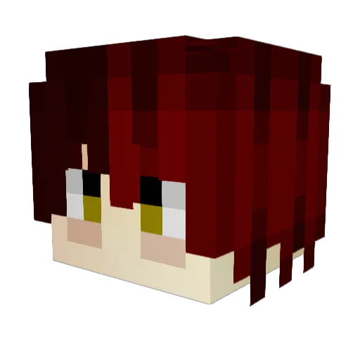 Lolopanter2007 Minecraft avatar head, 3D render
