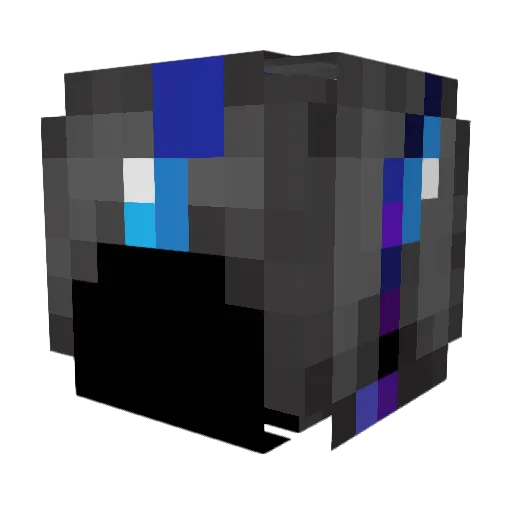 Lolson Minecraft avatar head, 3D render