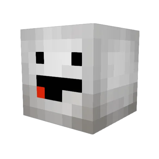Lolypop65 Minecraft avatar head, 3D render