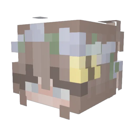 LolzImLaini Minecraft avatar head, 3D render