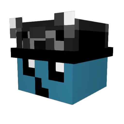 Loma_Loma Minecraft avatar head, 3D render