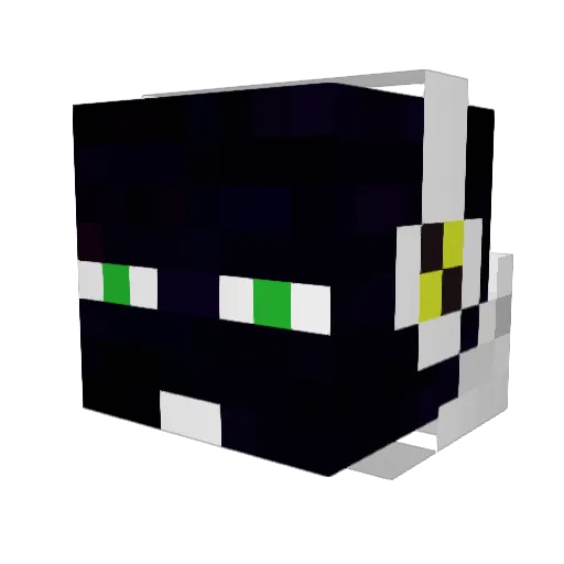 Lomarker Minecraft avatar head, 3D render