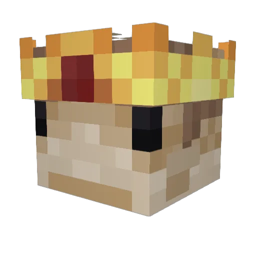 LommeMannen67 Minecraft avatar head, 3D render
