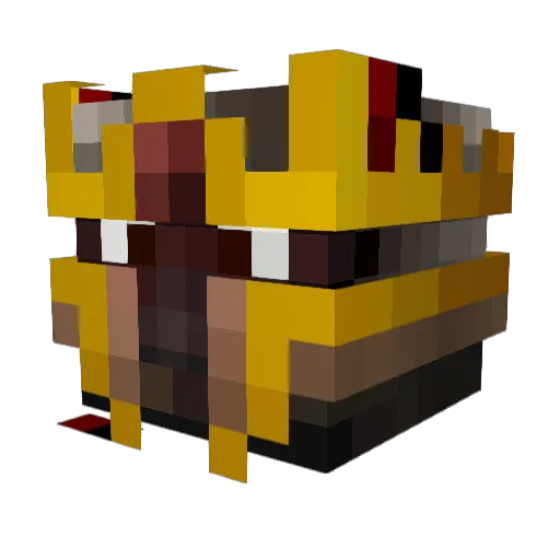 LonEr21 Minecraft avatar head, 3D render