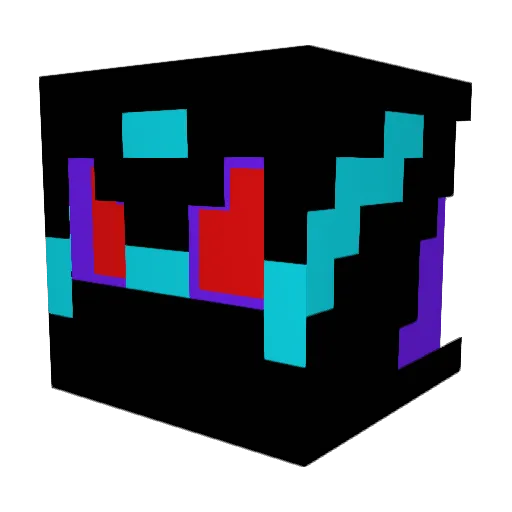London143 Minecraft avatar head, 3D render