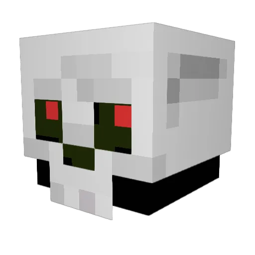 Londshank Minecraft avatar head, 3D render