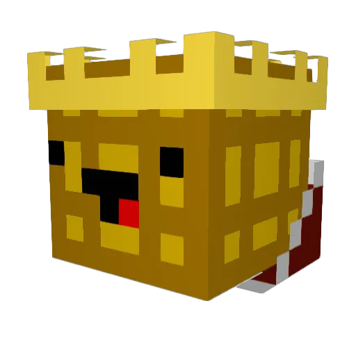 LoneMiyagi Minecraft avatar head, 3D render