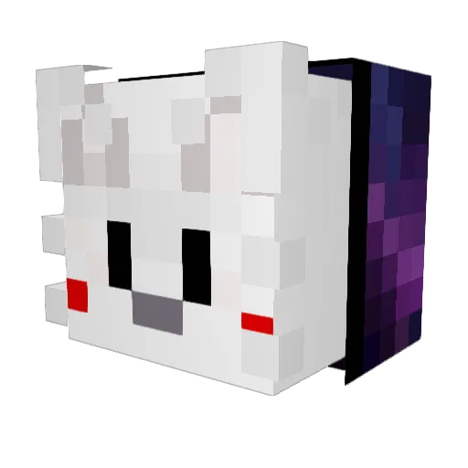 LoneMythic Minecraft avatar head, 3D render