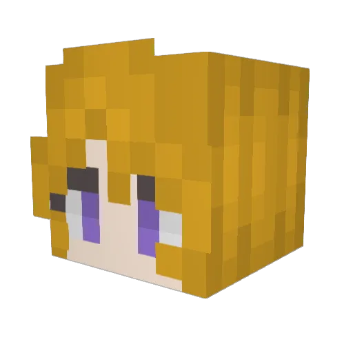 LoneWatchman Minecraft avatar head, 3D render