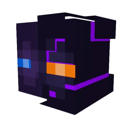 LoneWolf0105 Minecraft avatar head, 3D render